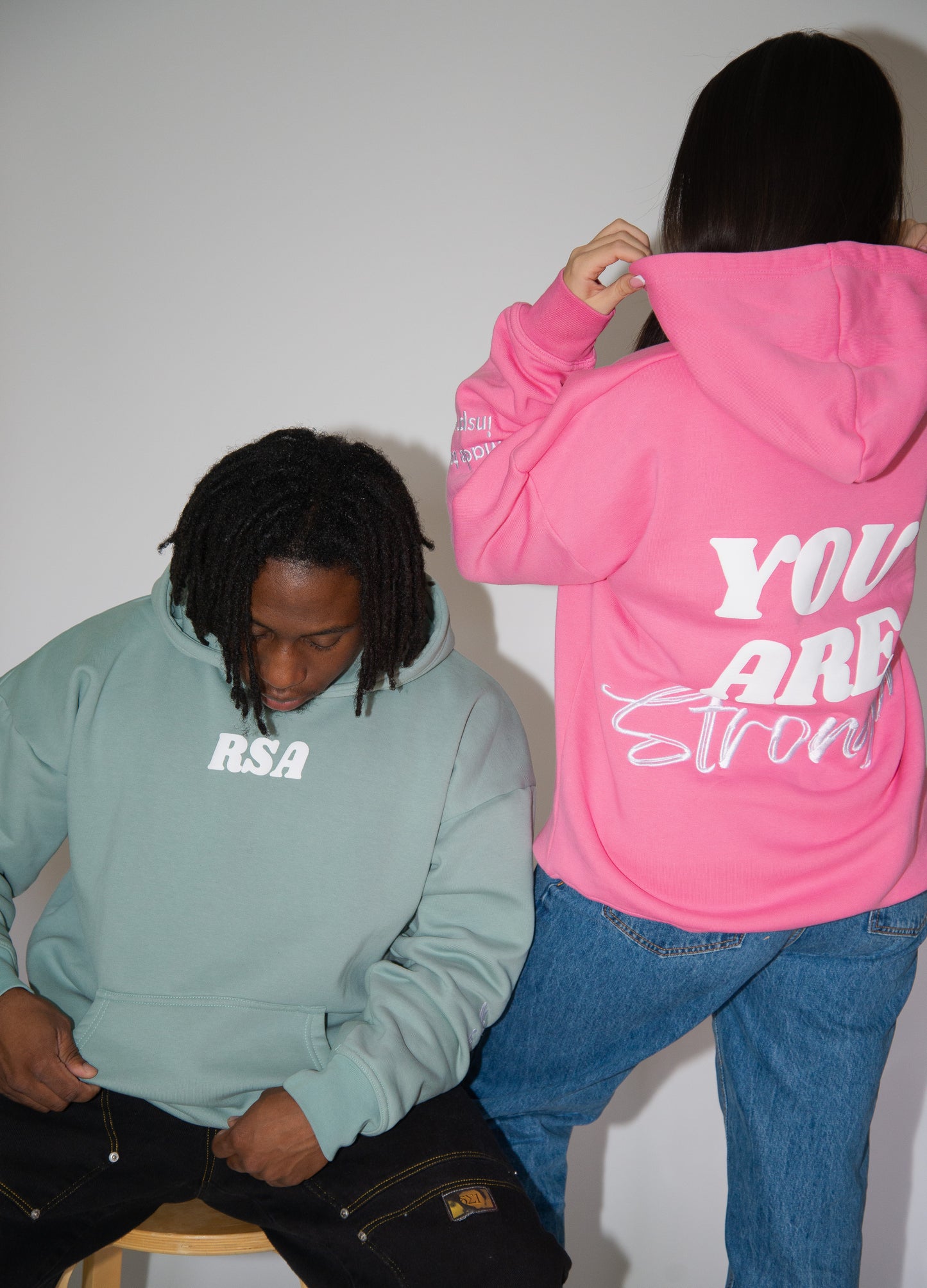PREORDER: You Are Stronger Hoodie-Pink