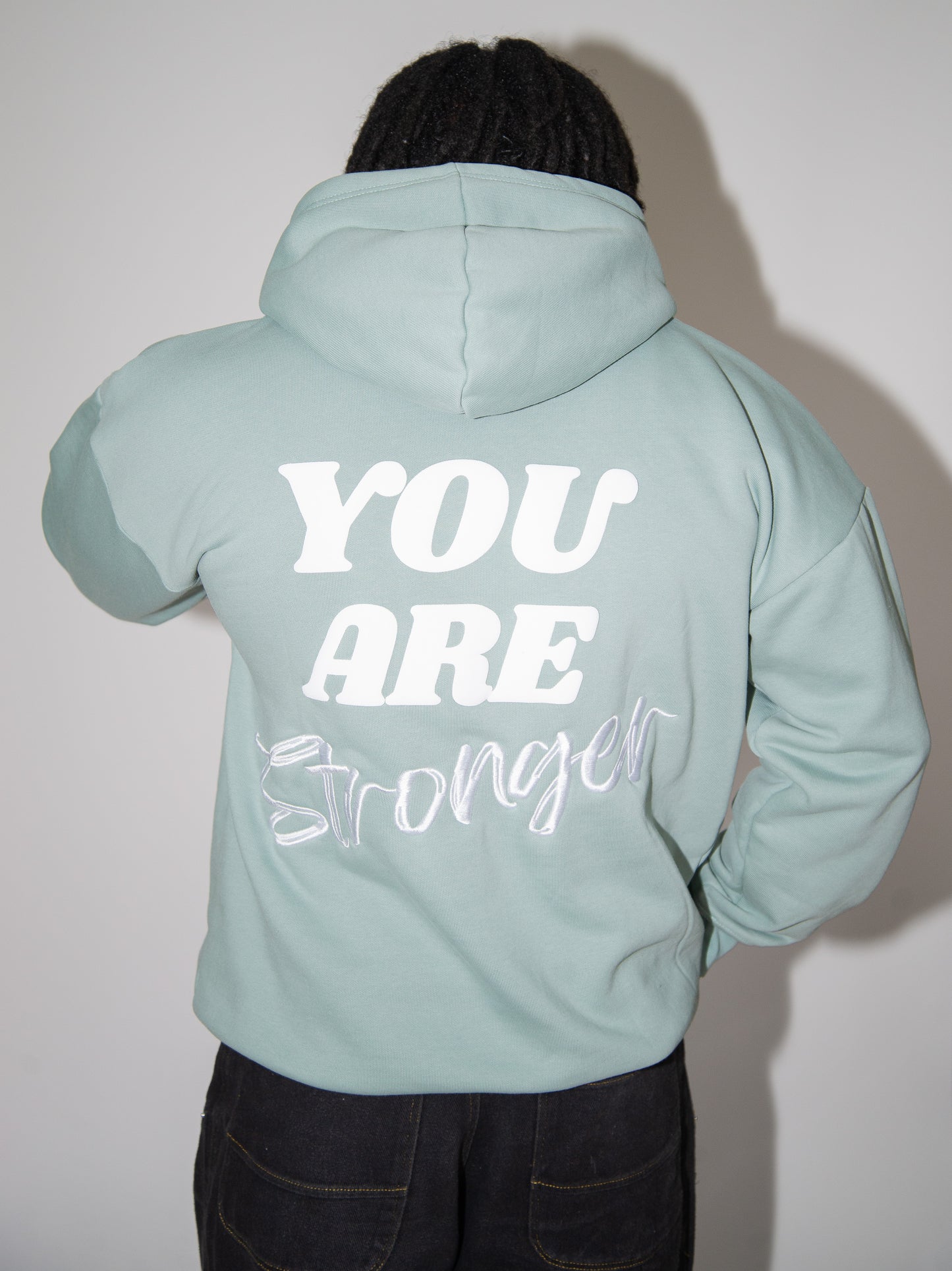 You Are Stronger Hoodie-Green