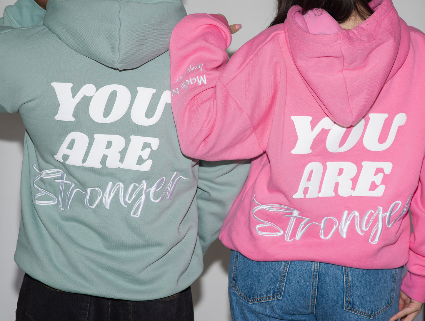 PREORDER: You Are Stronger Hoodie-Pink